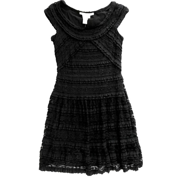 Max Studio Dresses & Skirts - Max Studio Black Lace Cap Sleeve Cocktail Dress NWT